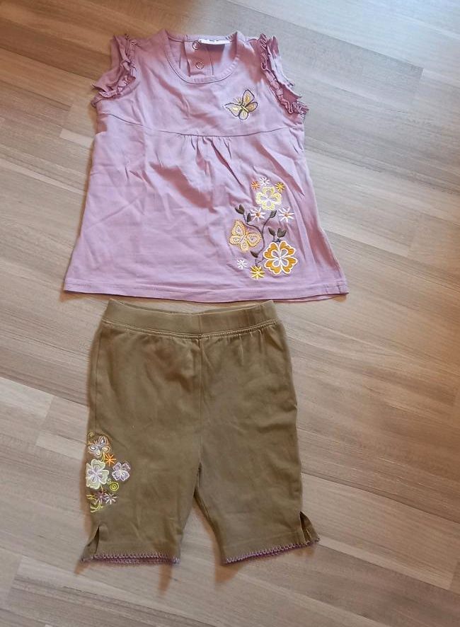 Sommerset: t-shirt + 3/4 Leggings / Gr. 92 / dopodopo in Hallstadt