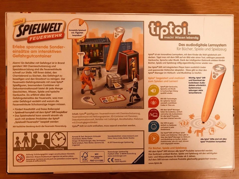 TipToi-Spiel „Mini-Spielewelt Feuerwehr“ in Osterspai