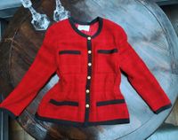 Chanel Tweed Jacke, deutsche Größe 40, rot-schwarz Kreis Pinneberg - Halstenbek Vorschau