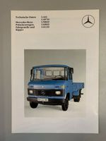 Mercedes Technische Daten L410 L407D Datenblatt 1985 Oldtimer Niedersachsen - Velpke Vorschau