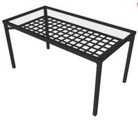 Ikea Granas Esstisch 78x150 Metall Glastisch Hessen - Wiesbaden Vorschau