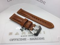 OFFICINE SARDINI LEDERBAND COGNAC BRAUN DORNSCHLIEßE 22MM Nordrhein-Westfalen - Dorsten Vorschau