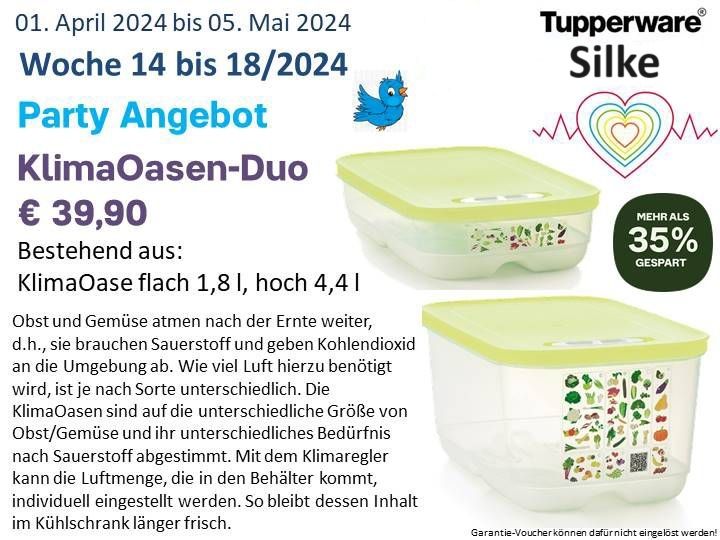 Tupperware Eiskristall Set (4-tlg.) Neu !! - Aktion in Höchstädt a.d. Donau