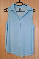 Neue Blaue kurzärmlige Bluse in S/36 von H&M Hessen - Bad Emstal Vorschau