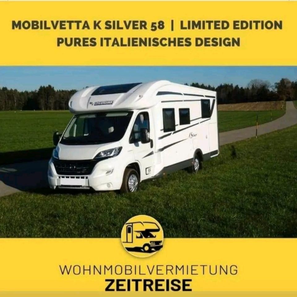 WOHNMOBIL mieten, Mobilvetta, 25% Nachlass, LAST MINUTE in Tuntenhausen