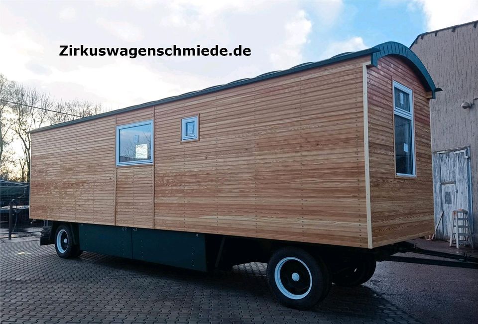 Wohnwagen Tinyhouse Anhänger Mobilheim Zirkuswagen Packwagen in Elxleben an der Gera