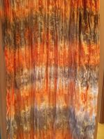 Stoff extravagant crinkel orange braun Farbverläufe 210 x 140 cm Nordrhein-Westfalen - Willich Vorschau