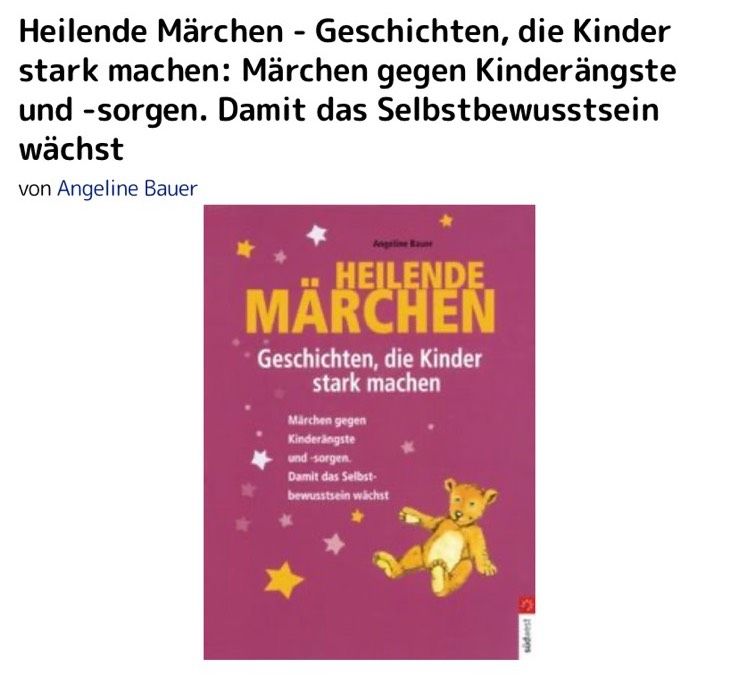 Heilende Märchen - Geschichten, die Kinder stark machen in Nürburg