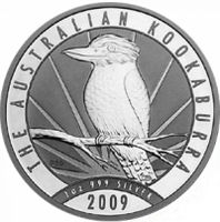 1 Kilogramm Silbermünze Australien Kookaburra 2009 Bayern - Regensburg Vorschau