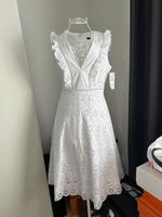 Zara Kleid Gr. M in weiss Baumwolle Gr. M Neu mit Etikett Niedersachsen - Sehnde Vorschau