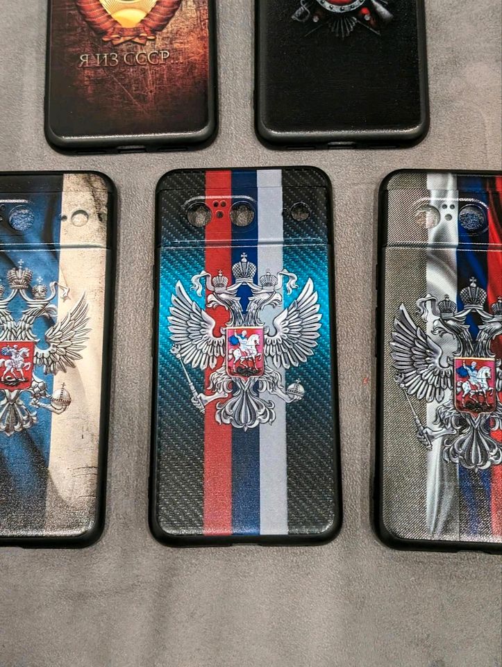 RUSSIA CCCP Handy Cover Hülle aus Silikon für Pixel 8 in Rahden