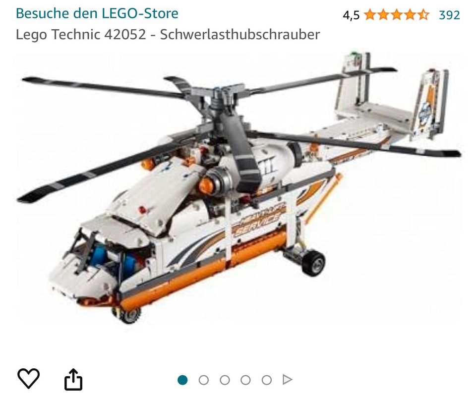 Lego Technic 42052 - Schwerlasthubschrauber in Mannheim