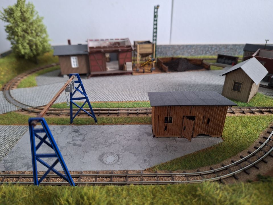 H0f Modellbahn Komplettanlage 65,5cm x 40,5cm in Zwickau