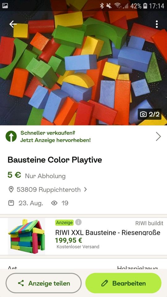 Bausteine Color Playtive in Ruppichteroth