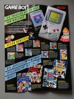 Nintendo Werbeposter Gameboy SuperNES alt Einleger Sachsen-Anhalt - Oebisfelde-Weferlingen Vorschau