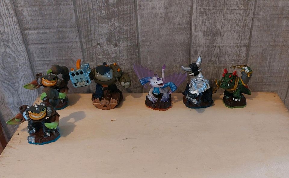 Skylanders Scorp, Shark Shooter, Flashwing, Dinor Rang in Leipzig