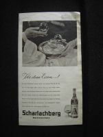 Scharlachberg Meisterbrand Werbeanzeige - Reklameanzeige 1956 Baden-Württemberg - Steinen Vorschau