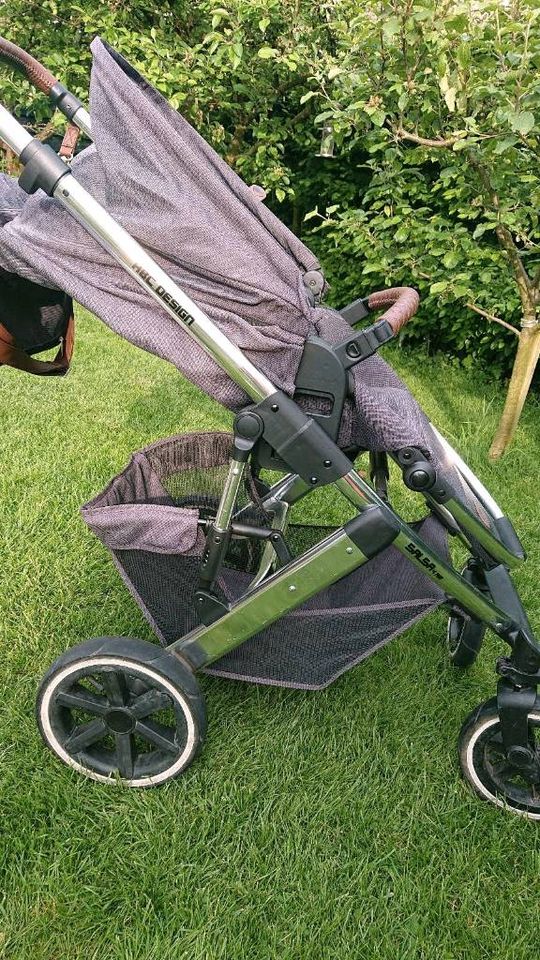 Kombi Kinderwagen ABC Design Salsa 4 Air Diamond Edition Asphalt in Steinfurt