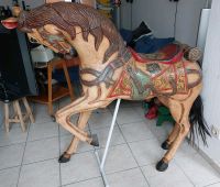 Antikes Karussellpferd  Antiquität Holzpferd Pferd Nordrhein-Westfalen - Coesfeld Vorschau