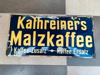 Kathreiners Malzkaffee, Emaille Schild, Reklame Borsdorf - Panitzsch Vorschau