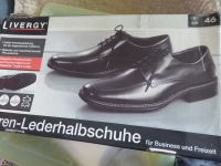 Livergy Business Herren Leder Schuhe Gr. 46 schwarz Schleswig-Holstein - Elmshorn Vorschau