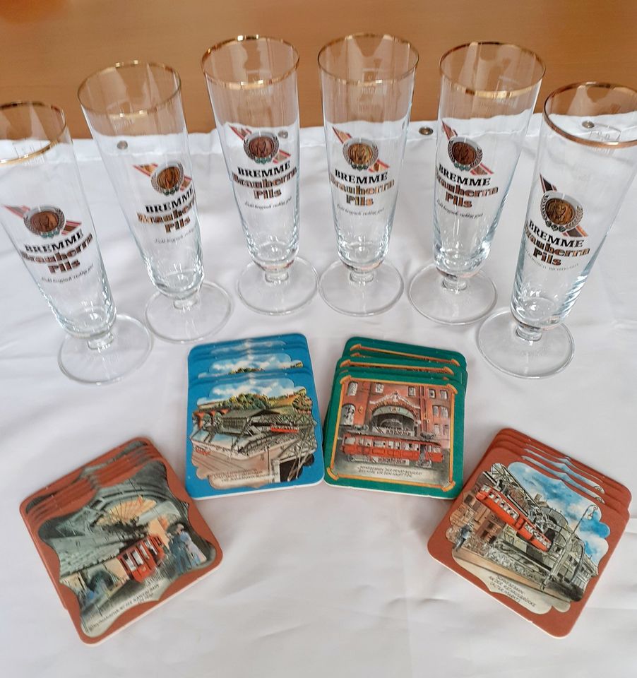 BIERGLÄSER - SET - BREMME BRAUHERREN PILS in Wuppertal