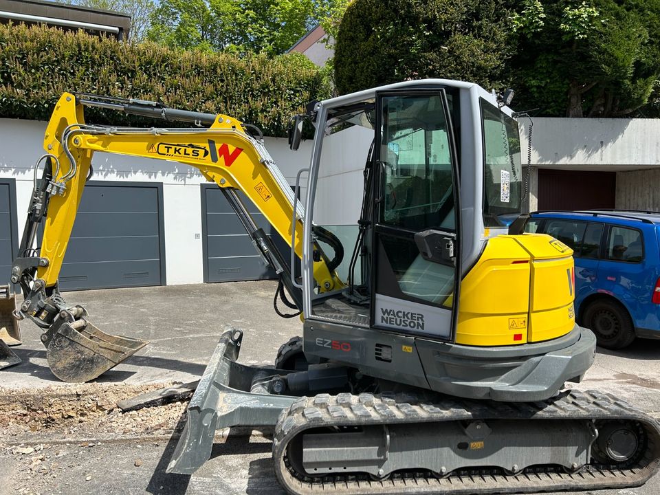 Minibagger Wacker Neuson EZ50 BJ2024 FINANZIERUNGSÜBERNAHME in Reutlingen