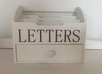 Letter brief box briefbox letterbox Briefablage Ablage weiß deko Hessen - Ranstadt Vorschau