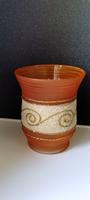 5 Glas-Teelichthalter, orange, Handarbeit Niedersachsen - Barwedel Vorschau