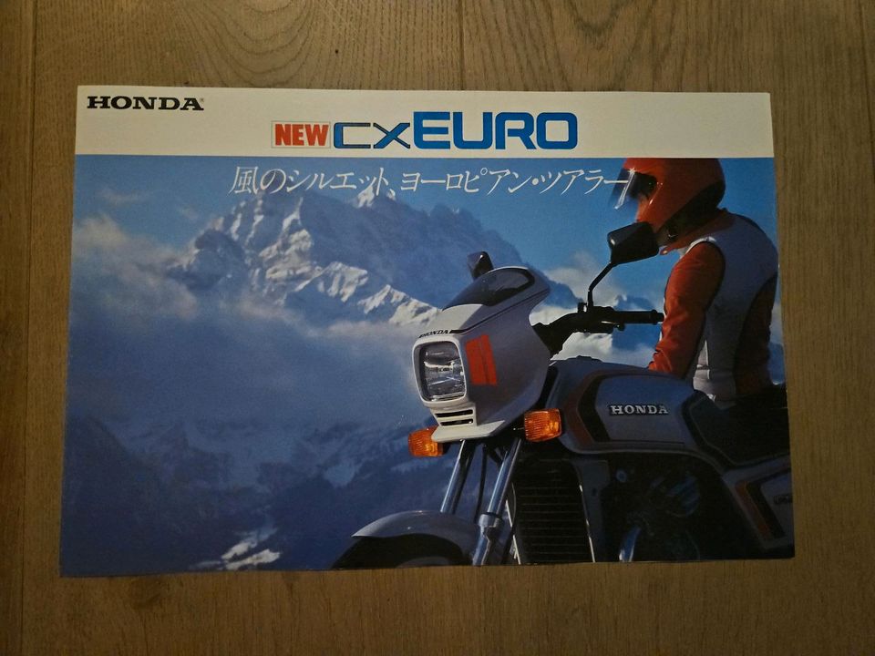 Prospekt brochure Honda CX EURO JAPAN in Aachen