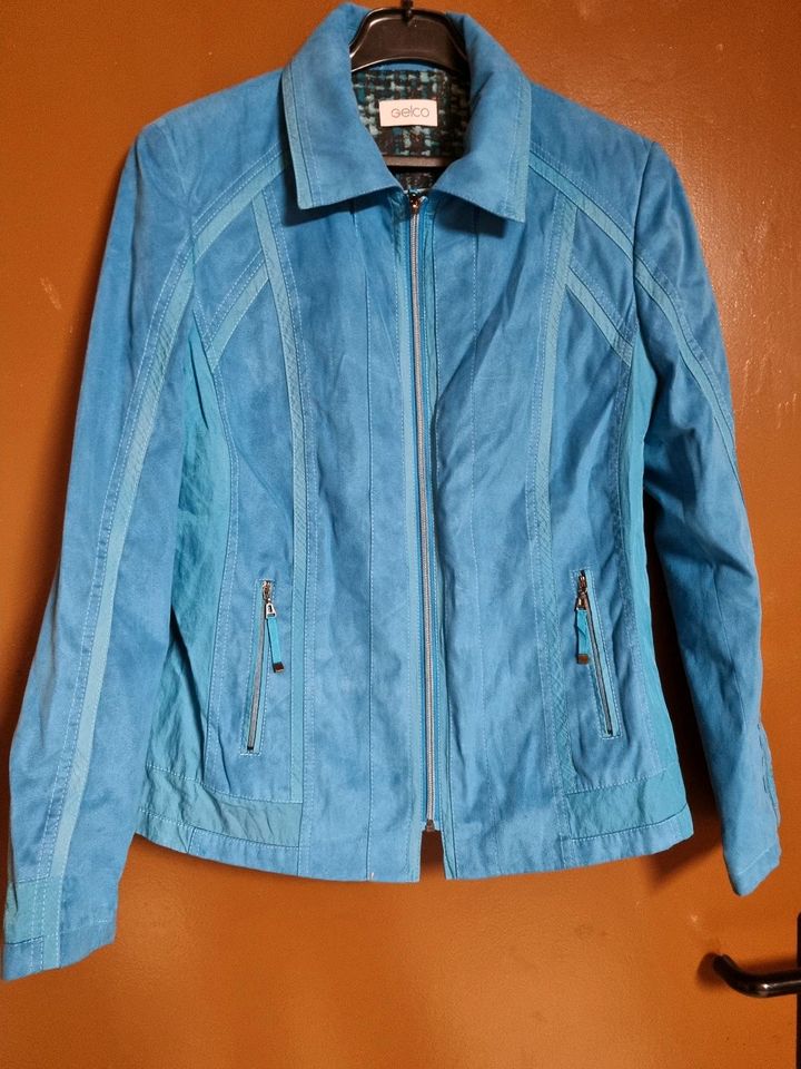 Jacke Blouson  blau Gr.40 Gelco Re in Kelsterbach