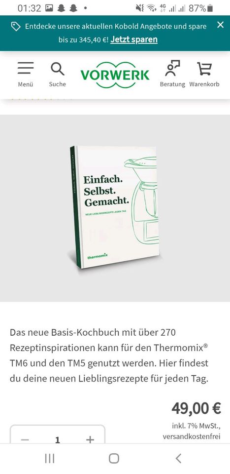 Kochbuch Thermomix in Korntal-Münchingen