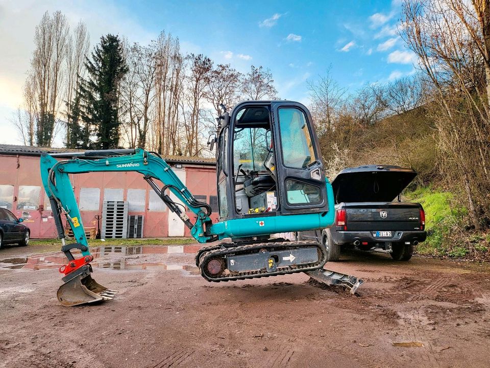 Bagger mieten ✅ Minibagger leihen Vermietung Dumper Erdarbeiten in Bendorf