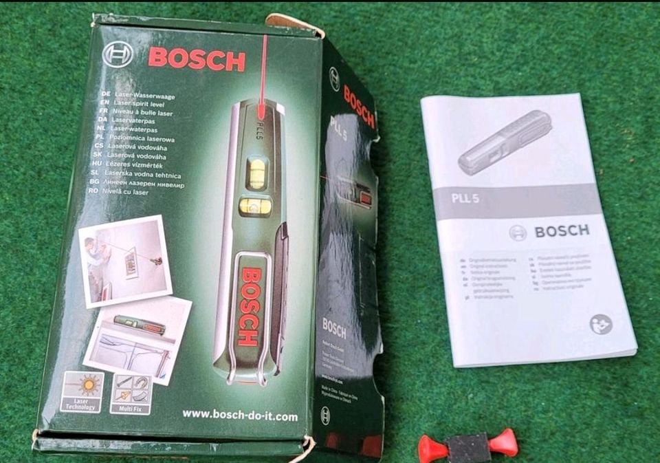 Bosch PLL 5 Laser Wasserwaage Bosch Laser Set Magnet in Großbottwar