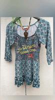 Street One Bluse Shirt Damen Gr S petrolblau Muster Patchwork Sachsen - Plauen Vorschau