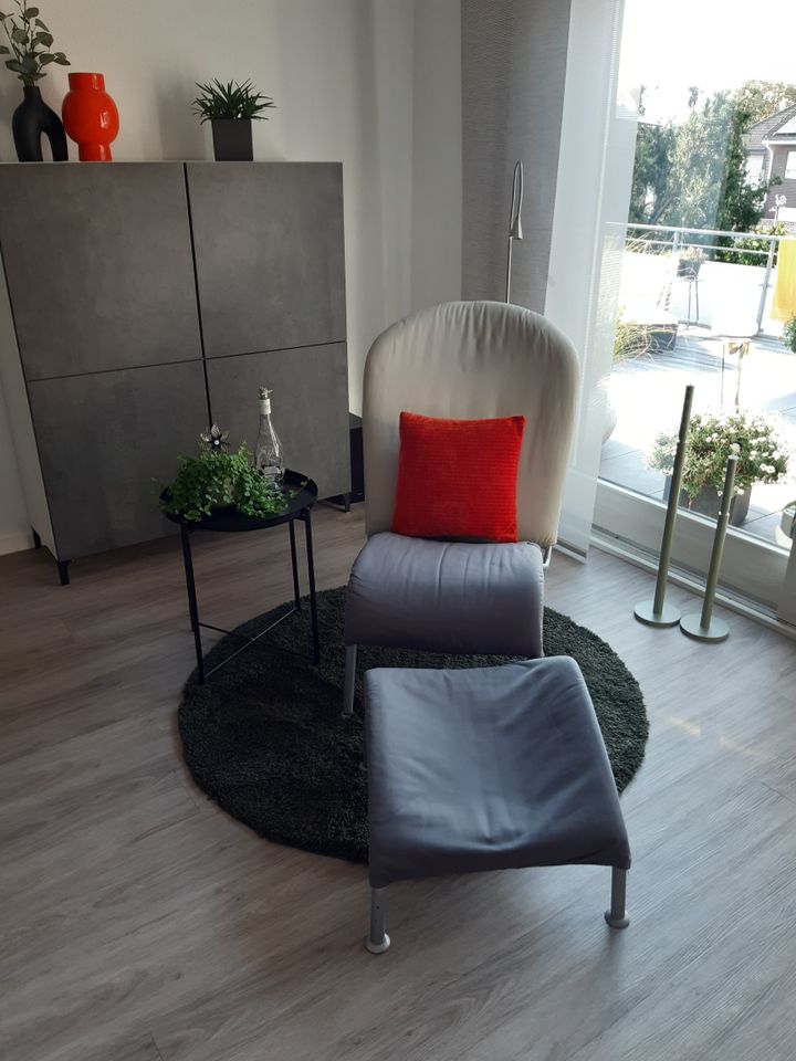 Lesesessel, Relax Sessel Stuhl,  modern, beige-grau  TOP 3tlg. in Bünde