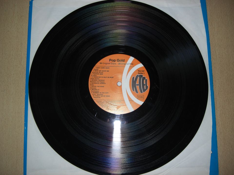 2 alte Langspielplatten LP Million Sellers, Pop Gold 70er Jahre in Aachen