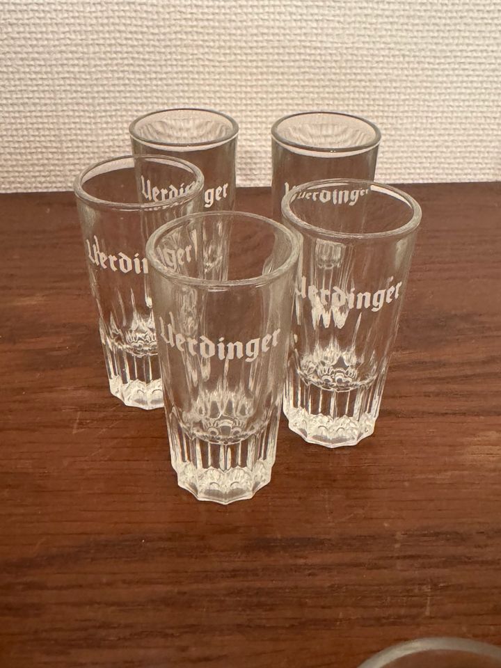 Uerdinger Schnapsgläser x 5 / Vintage shot glasses in Hilden