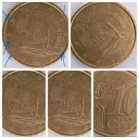 10 Cent-Münze aus Zypern von 2008 eventuell Fehlprägung Baden-Württemberg - Ludwigsburg Vorschau