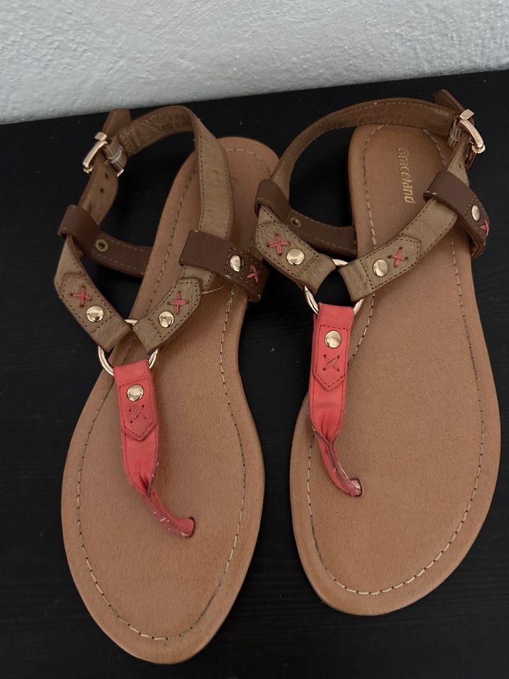 Sandalen 38 Sandaletten Zehentrenner Damenschuhe Sommer in Fellbach