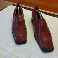 Schuhe, in Dunkel-Rot, Größe 38,5 (5 1/2) Niedersachsen - Salzbergen Vorschau