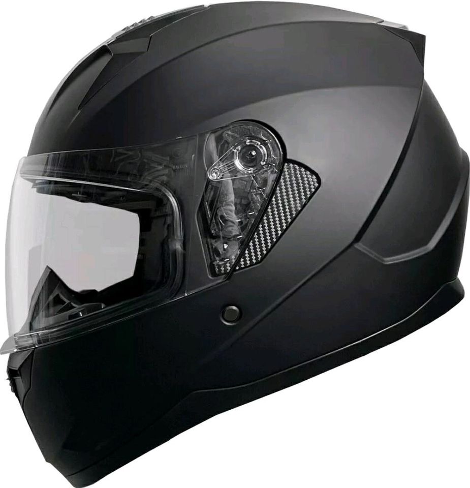 Integralhelm Motorradhelm Größe 59 cm mattschwarz in Mendig