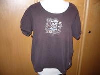 Cecil XL Shirt T-Shirt braun hellblau blau Kragen eingefasst Bayern - Donauwörth Vorschau