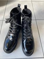 Dockers Damenboots schwarz Lackleder Größe 38 Bayern - Kirchroth Vorschau