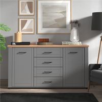 Kommode Sideboard Schrank Highboard Anrichte Holz Grau NEU 202-Er Thüringen - Erfurt Vorschau