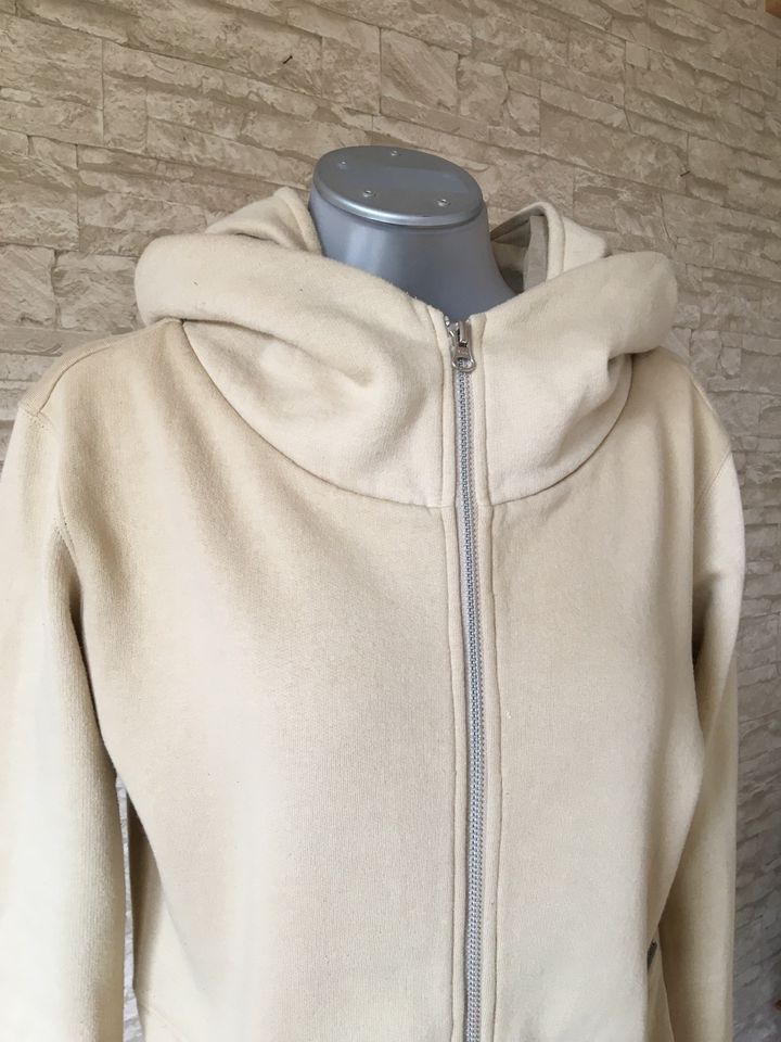 Sweatjacke creme beige S M Kapuze in Auerbach (Vogtland)