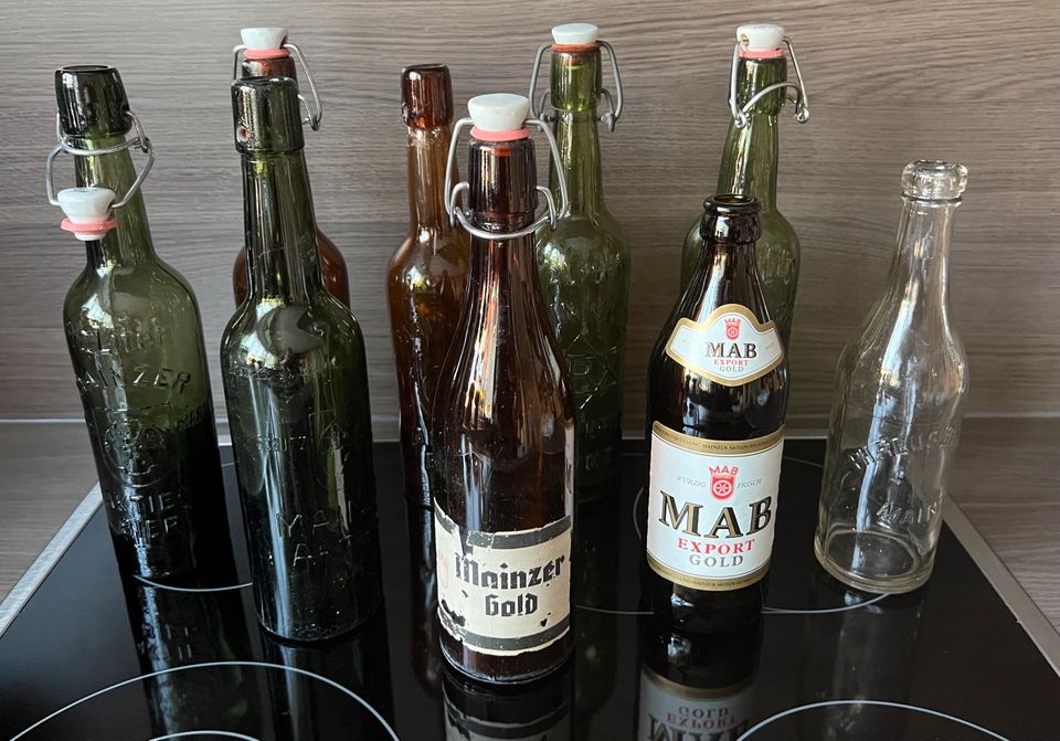 Alte Flaschen Mainz Bierflasche MAB Rheinische in Mainz