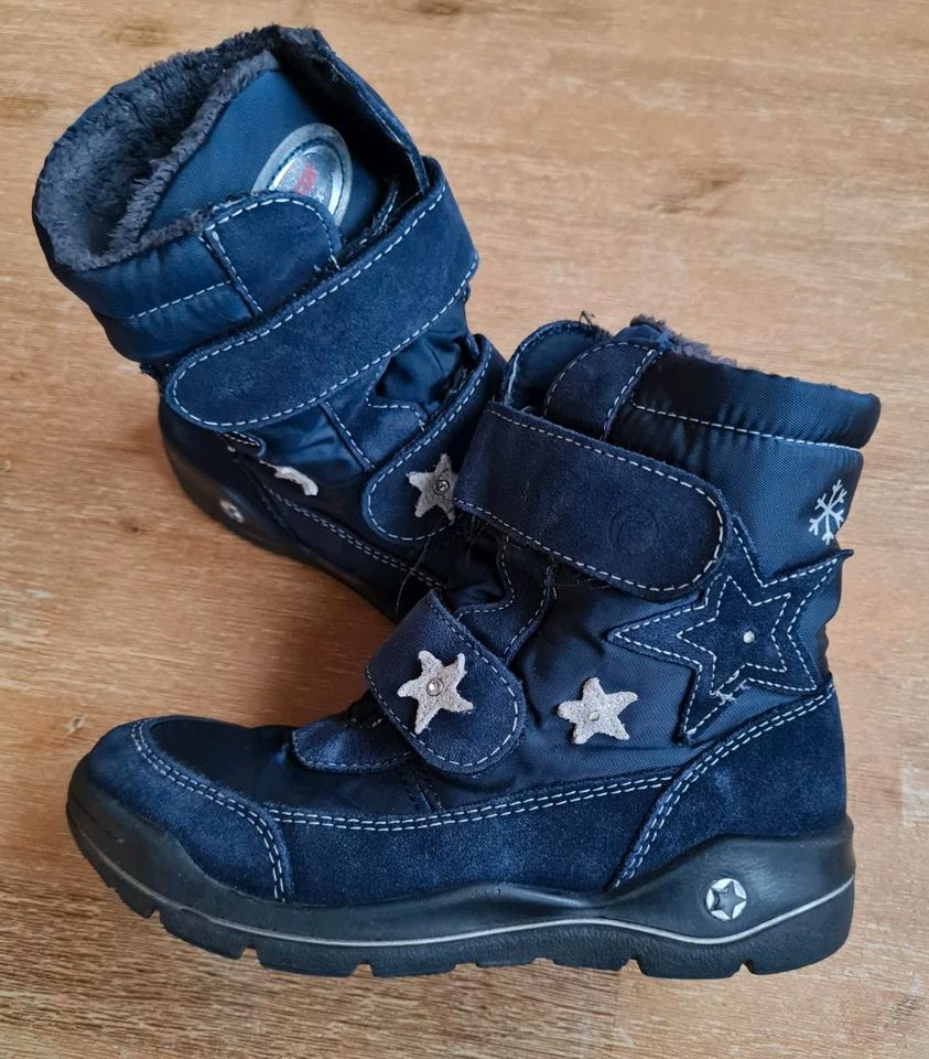 blaue Ricosta Winterstiefel/ Stiefel (getragen) Gr.31 in Seth Holstein