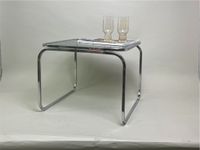 RESERVIERT! Couchtisch Beistelltisch Nachttisch Vintage Rauchglas Berlin - Neukölln Vorschau