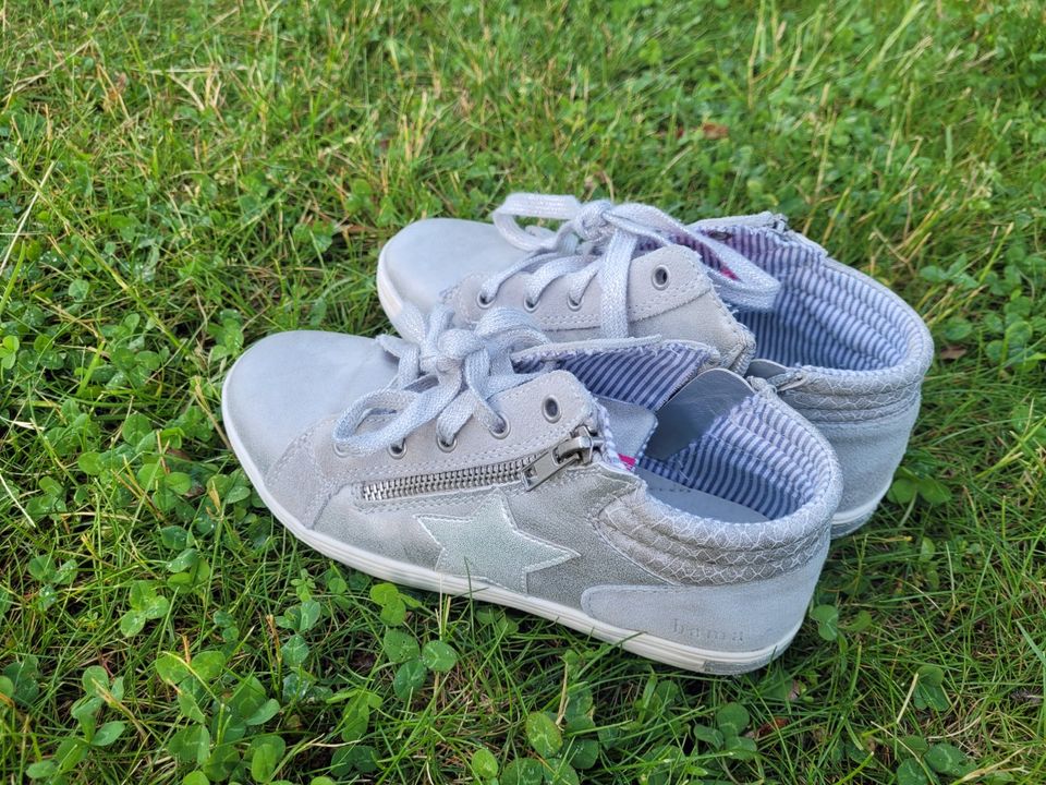 NEU  Bama sneaker Leder perfekt für Frühling/ Sommer Silber in Brandenburg an der Havel